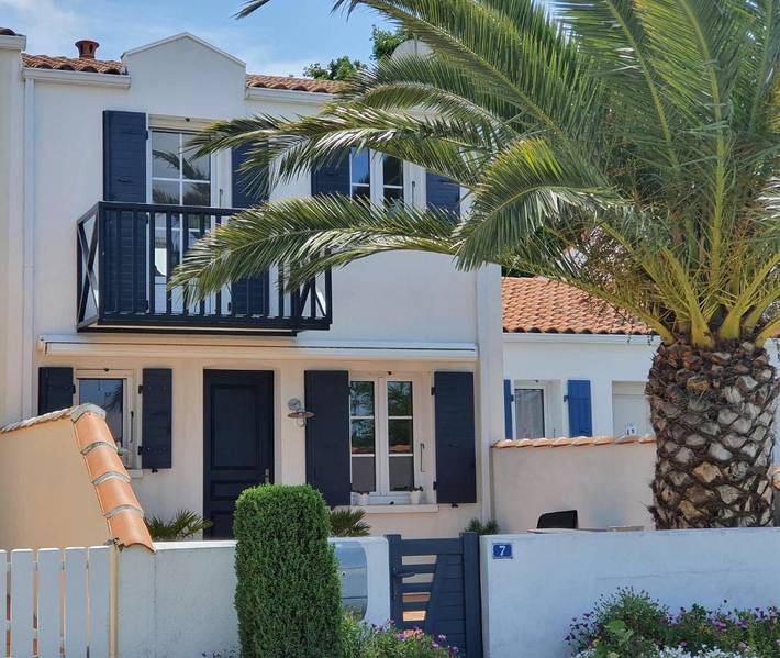 Maison de vacances pour 4 personnes, avec balcon et vue