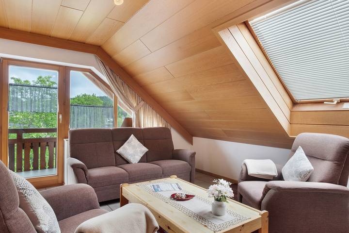 Ferienwohnung für 4 Personen, mit Balkon im Schwarzwald