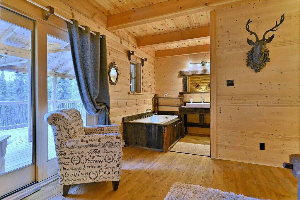 Hütte Bigfoot - Les Chalets de Môh in La Malbaie, Saguenay–Lac-Saint-Jean