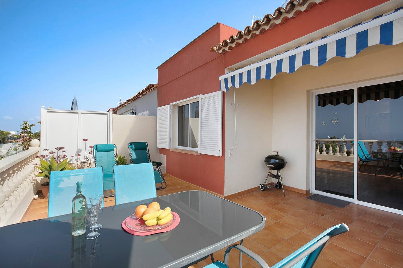 Ganze Wohnung, Ferienhaus 'Casa Daniela' mit Meerblick, Wlan und Klimaanlage in La Quinta, Santa Úrsula
