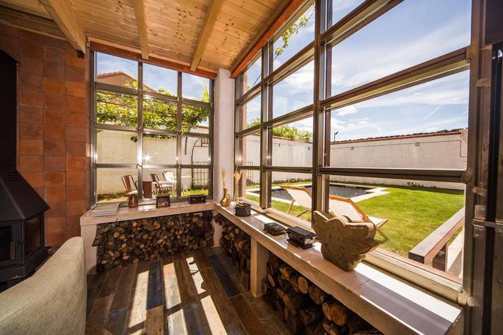 Casa rural para 20 personas, con piscina y jardín, Se admiten mascotas en Tierra de Campos - 4