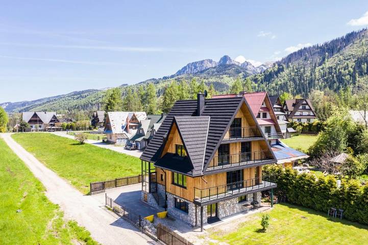 Willa dla 12 osób, z ogród i sauna oraz widok, zwierzęta dozwolone w Kościelisko