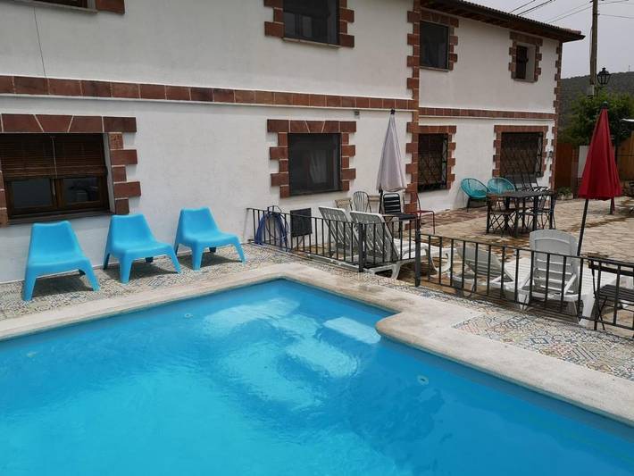 Casa rural para 3 personas, con Terraza además de Jardín y Piscina en Provincia de Guadalajara
