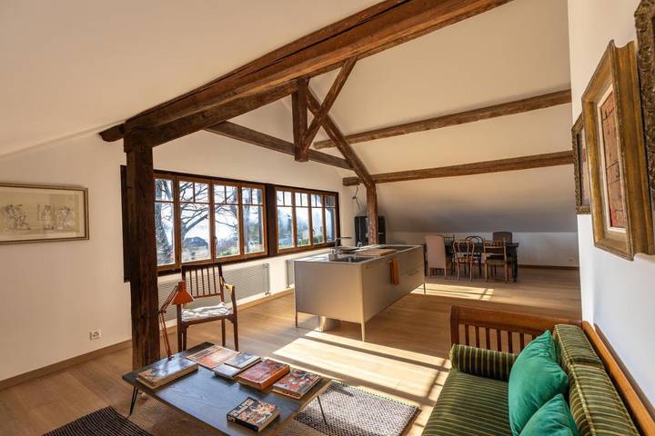 Gîte pour 3 personnes, avec piscine et jardin ainsi que vue et vue sur le lac à Nyon - 2