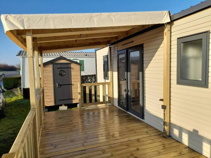 Gîte pour 6 personnes, avec vue dans Plage De Leffrinckoucke