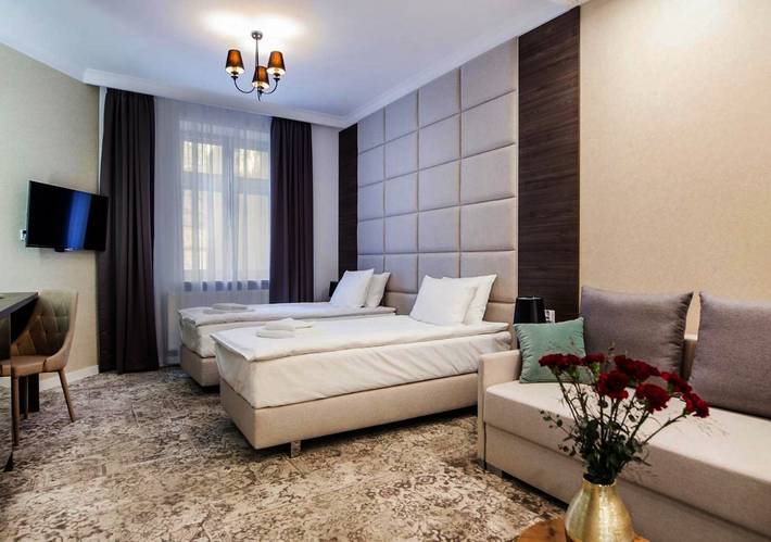 Apartahotel para 4 personas, con vistas en Cracovia