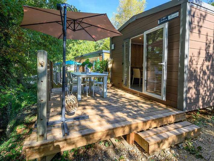 Camping Le Clos de Barbey  - Mobilheim 2 personen - Le Caprice - Grand Confort 1 Schlafzimmer 20 m² in Bauduen, Brignoles Region