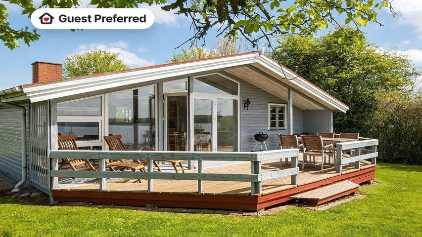 Ferienhaus für 4 Personen, mit Terrasse und Ausblick in Hadersleben