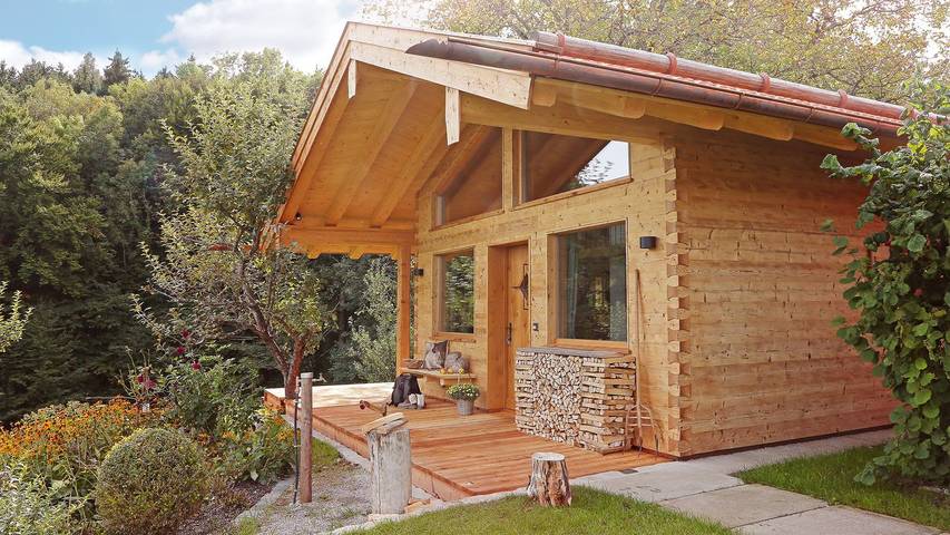 Chalet für 3 Personen, mit Terrasse am Chiemsee