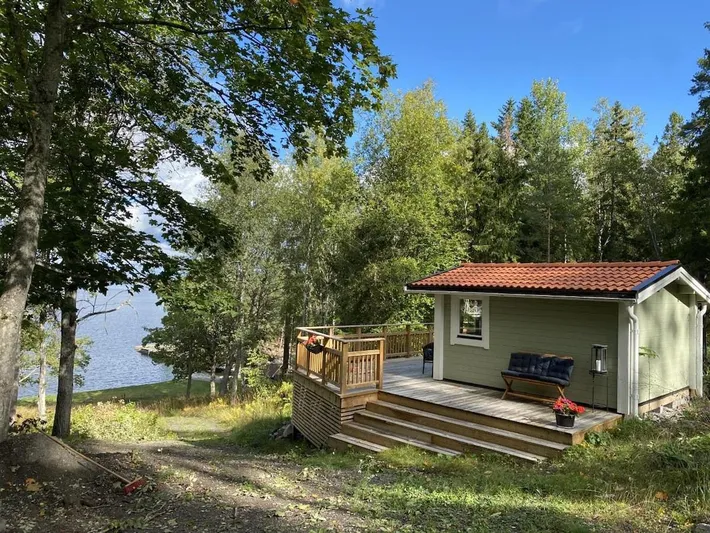 Ferienhaus für 2 Personen, mit Terrasse und Seeblick sowie Ausblick, mit Haustier - 1