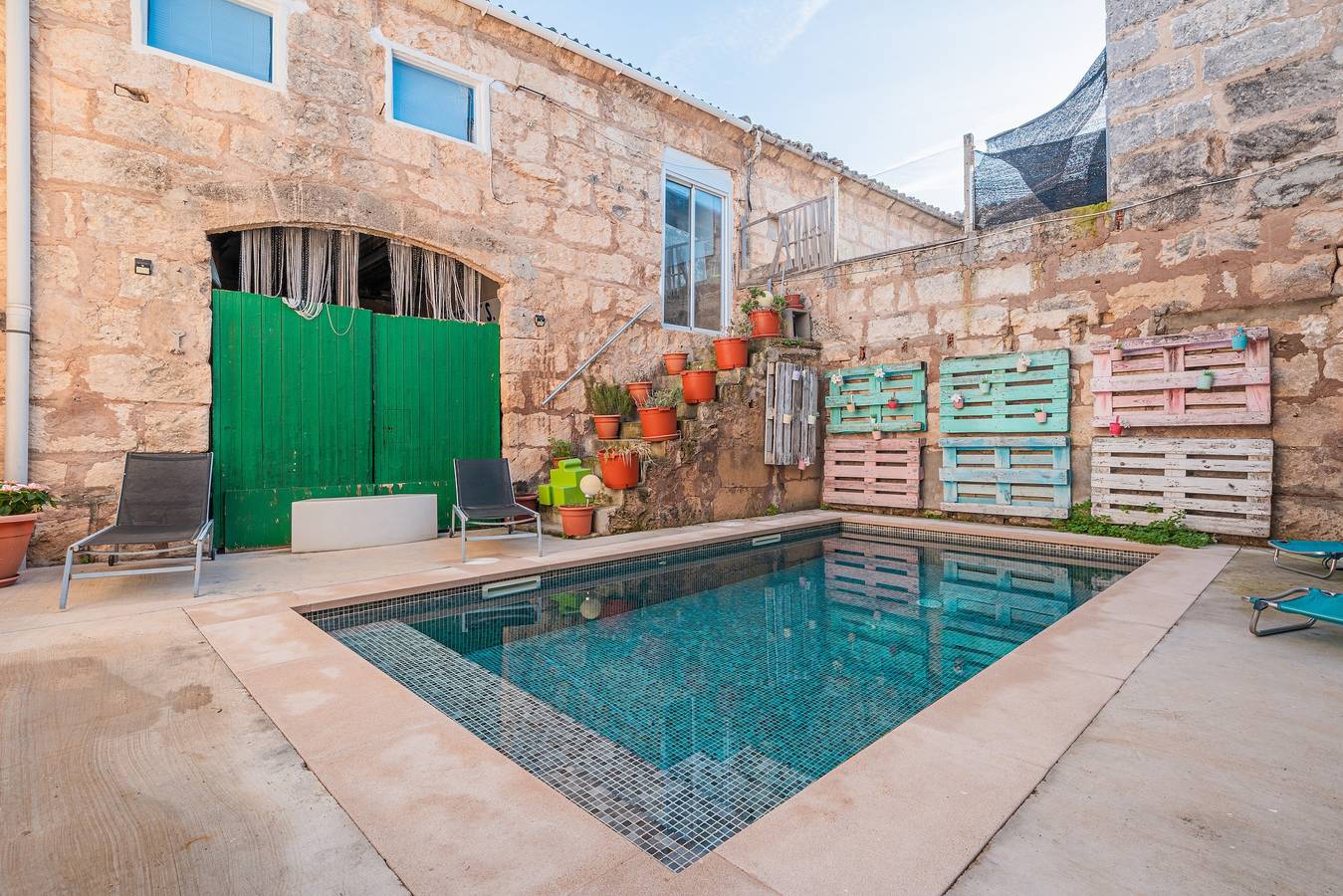 Maison de vacances "Townhouse Can Miquel" avec piscine, jardin et Wi-Fi in Sa Pobla, Majorque du Nord