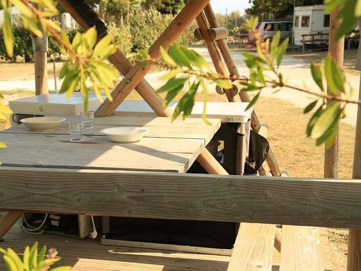 Domaine de la Palme - Safarizelt 2 personen - Biwak unter den Sternen in La Palme, Côte d'Améthyste