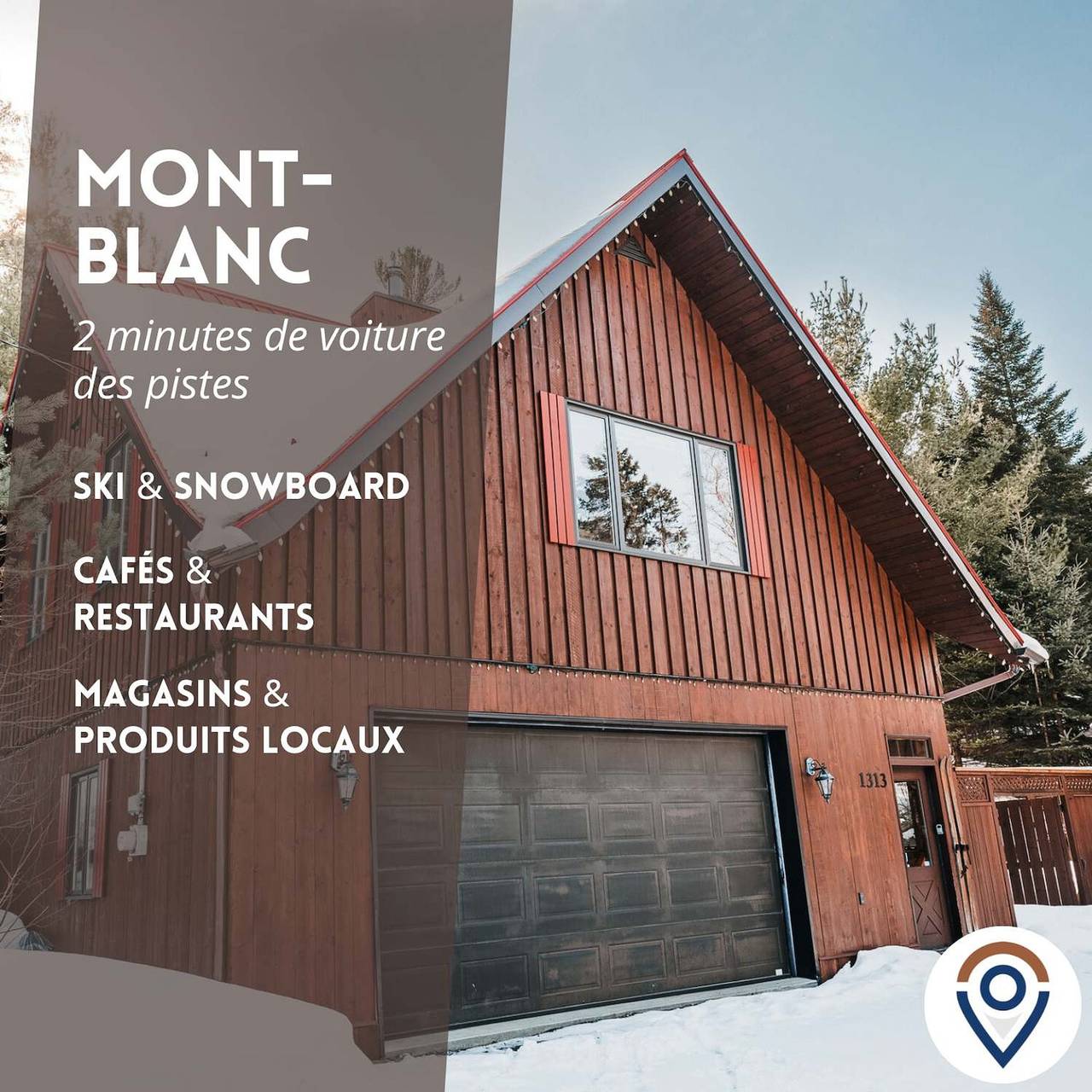 Loft - Ski out in Mont-Blanc in Mont Blanc (Québec)