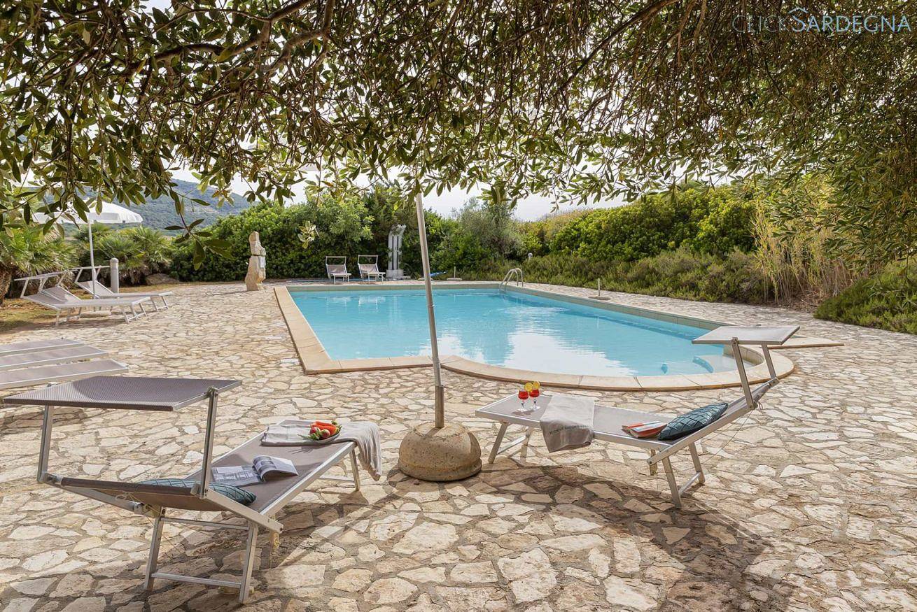 Ginestre Ferienhaus mit Pool im Naturpark in Sassari Provinz