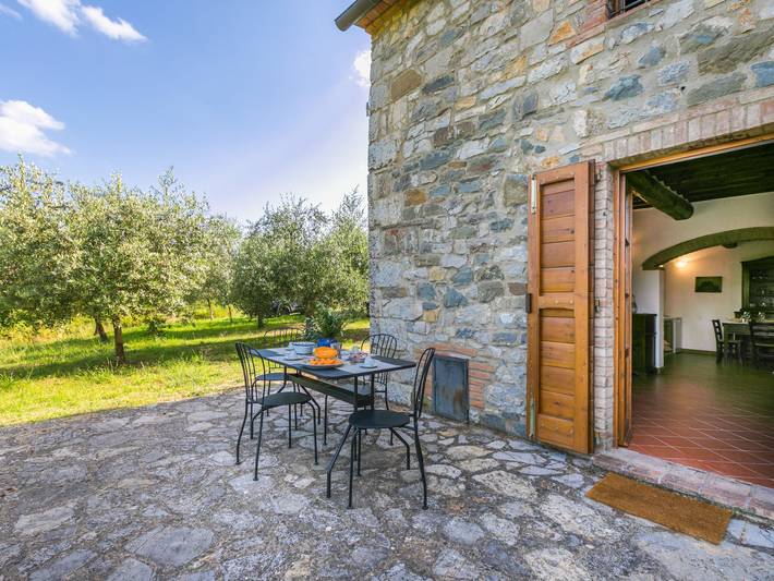 Location de vacances pour 4 personnes, avec jardin ainsi que vue et terrasse à Castellina in Chianti - 3
