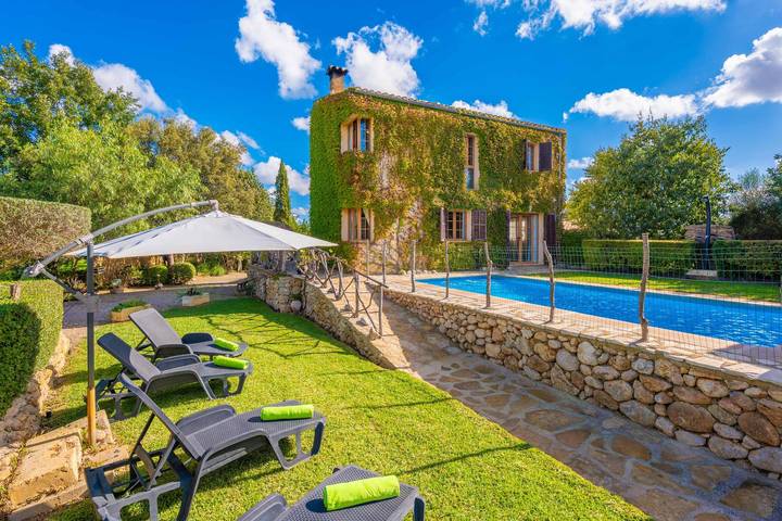 Sa Sort Llarga - Villa rural con piscina y wifi gratis in Moscari, Selva (Mallorca)