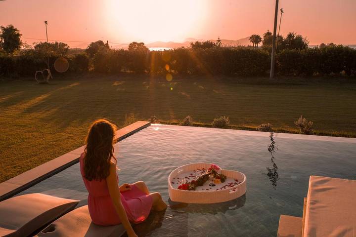 Villa voor 3 personen, with tuin and zwembad as well as whirlpool op Kos