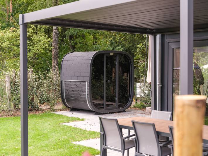 Lodge voor 6 personen, met tuin en sauna in Apeldoorn Gemeente