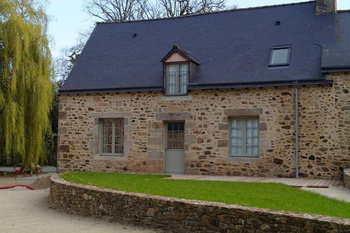Maison de vacances pour 4 personnes, avec Terrasse ainsi que Jardin et Vue à Lamballe