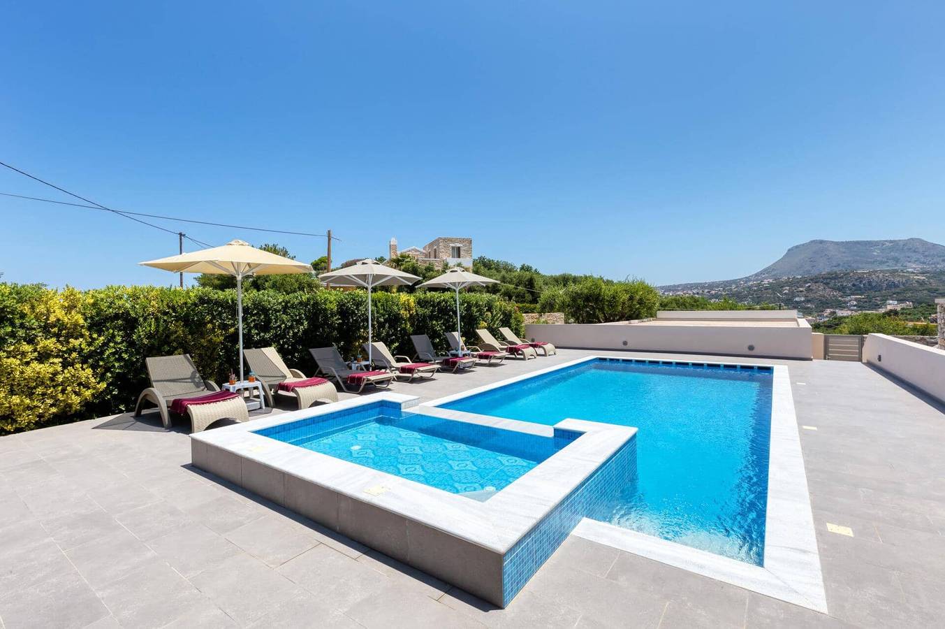 Villa für 8 Personen mit Garten in Almyrida, Chania und Umgebung