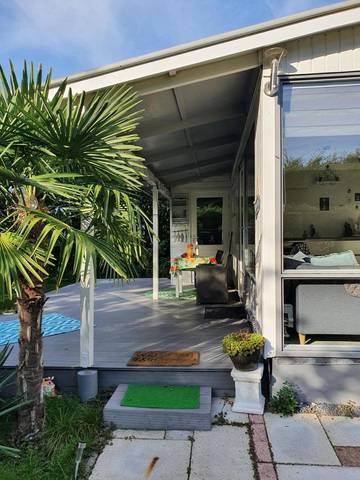 Ferienhaus für 4 Personen, mit Garten und Pool sowie Ausblick in Lemmer
