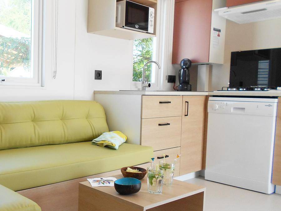 Camping Tikayan Domaine du Golfe de Saint Tropez - Mobilhome 8 personnes - Texas Confort. in Grimaud, Région de Draguignan