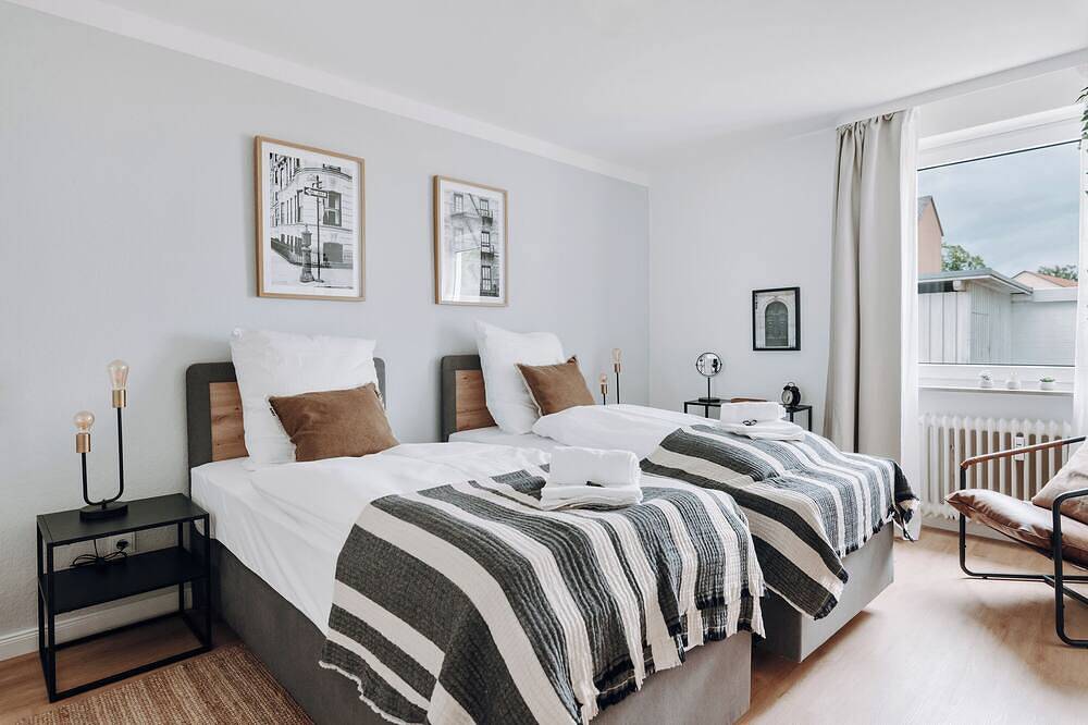 Ganze Wohnung, Nasa Homes | Ruhige 2-Zi.-Fewo | Balkon | Netflix | Hotelbetten in Bad Bevensen, Landkreis Uelzen