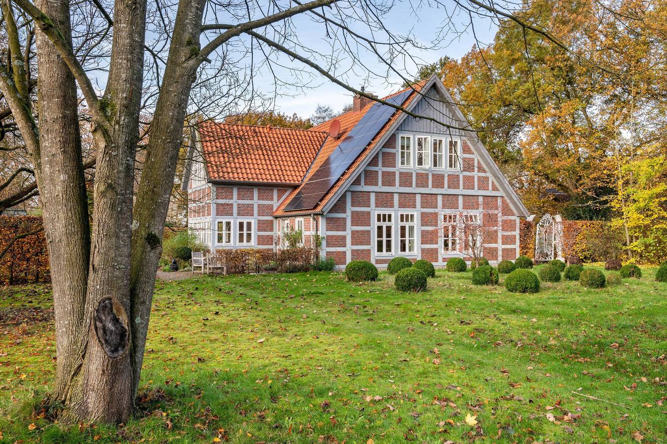Country house: garden, fireplace and sauna in Hude (Oldenburg), Naturpark Wildeshauser Geest