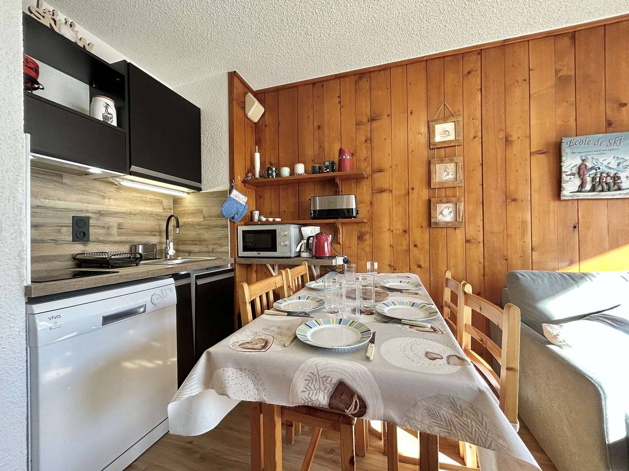 Appartement entier, Appartement 2 pièces avec coin montagne à Praz-Sur-Arly - 6 personnes in Praz-sur-Arly, Pays du Mont-Blanc