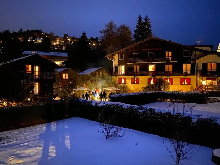 Hotel für 2 Personen, mit Whirlpool und Terrasse sowie Garten und Sauna in Chalais (Schweiz)