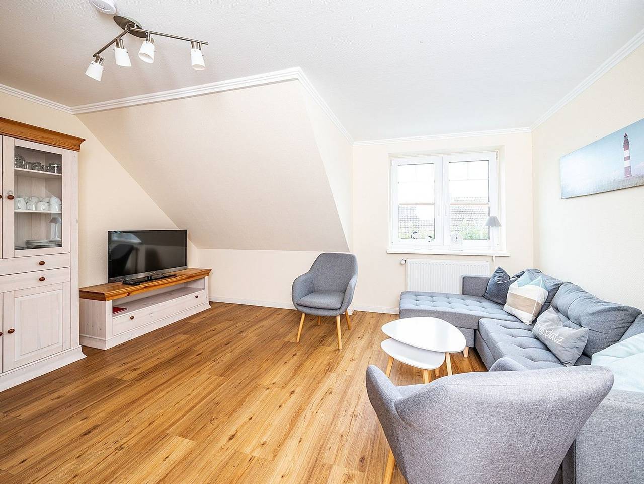 Ganze Ferienwohnung, Ferienwohnung mit großer Dachterrasse - Moderne Ferienwohnung mit großer Dachterrasse in Dagebüll, Nordseeküste