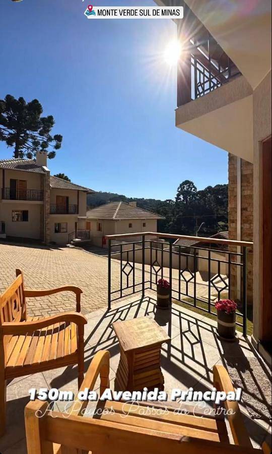 Casa de férias para 4 pessoas, com jardim e terraço, com animais de estimação em Monte Verde