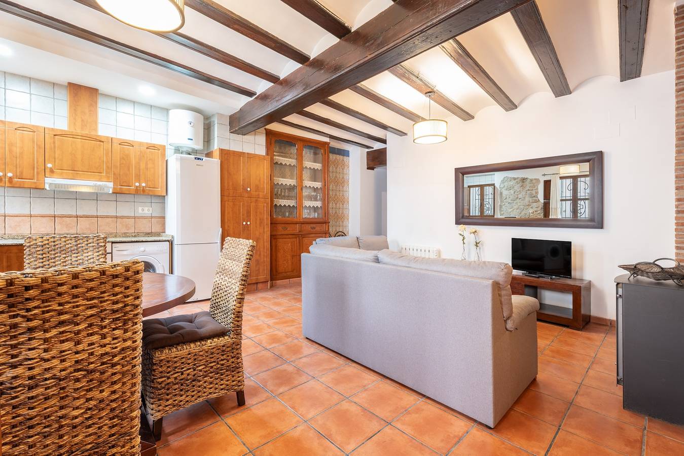 Apartamento 'Sereno' con vistas a la montaña y Wi-Fi in Chulilla, Provincia de Valencia