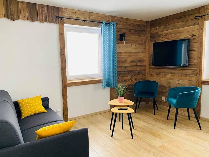 Appartement de vacances pour 6 personnes, avec Balcon ainsi que Terrasse et Sauna