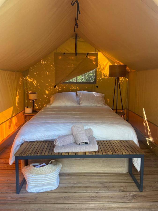 Tente pour 2 personnes, avec jardin ainsi que vue et piscine en Corse-du-Sud - 4