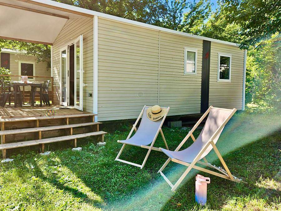 Camping Au Tylo Soleil - Mobilheim 4 personen - Rapidhome 36 Privilege 26m² - 2 Zimmer 4 pers. in Dauphin, Regionaler Naturpark Luberon