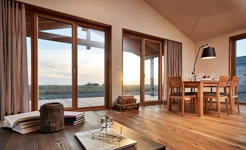 Ferienhaus für 5 Personen, mit Garten und Sauna sowie Ausblick in Pellworm