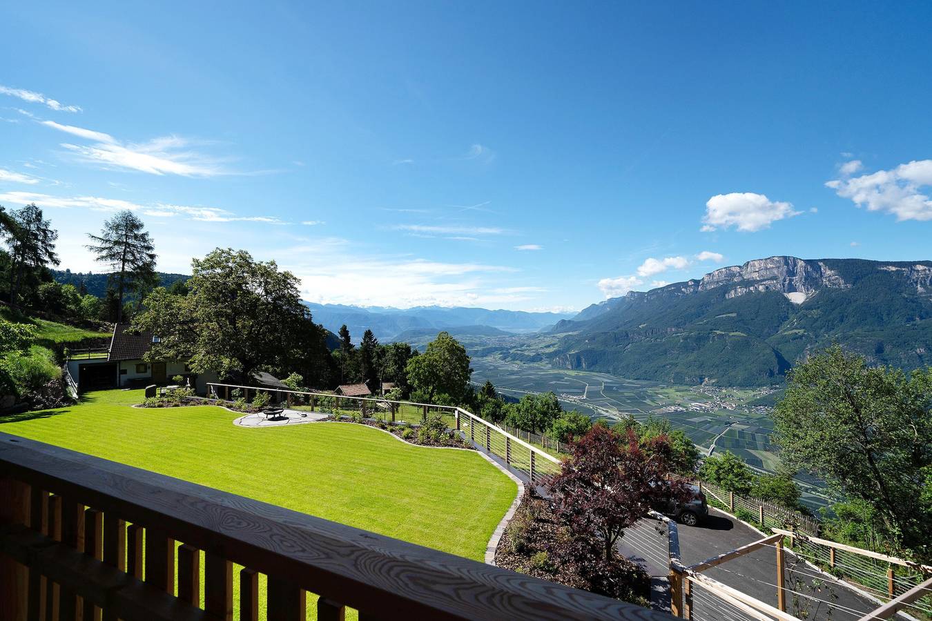 Appartamento intero, Appartamento 'Lodge Lavendel' con vista sulle montagne, terrazza privata e sauna privata in Meltina, Alpi Sarentine