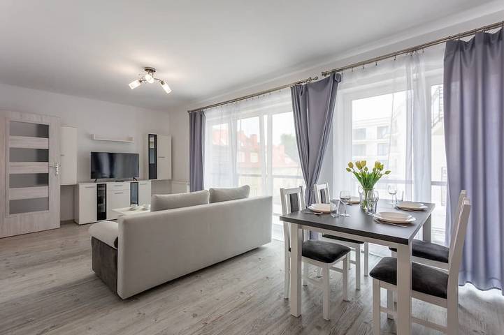 Ganze Wohnung, Ferienwohnung am Meer, Urlaub auf der Insel Usedom, Appartement Flotylla 13 in Swinemünde, Stettiner Haff