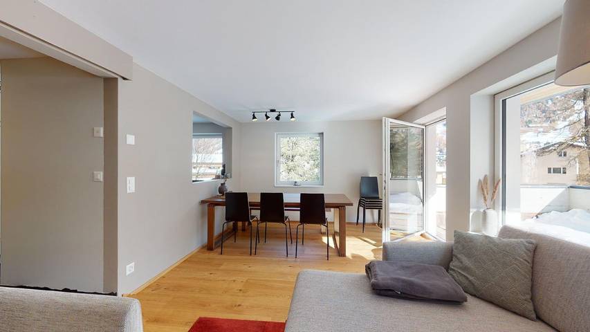 Ferienwohnung für 8 Personen, mit Balkon in Pontresina - 3