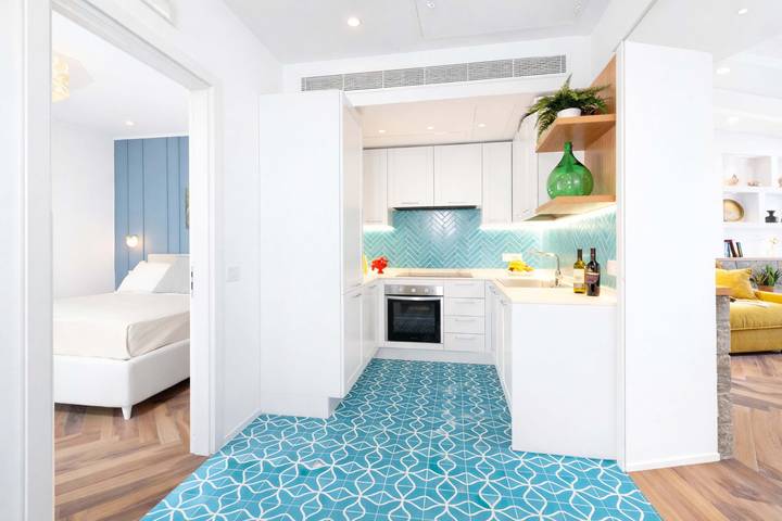 Gîte pour 6 personnes, avec Vue sur l’océan ainsi que Balcon et Terrasse à Sorrento - 3