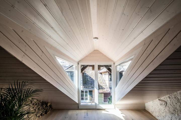 Gîte pour 4 personnes, avec vue sur le lac et vue à La Neuveville