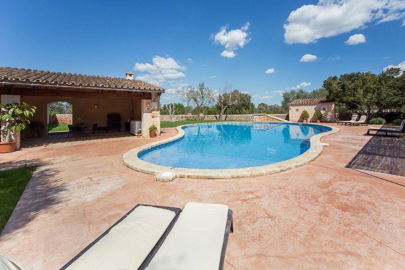 Apartamento vacacional entero, Finca rural "Sa Mata" con piscina Infinity in Algaida, Interior de Mallorca