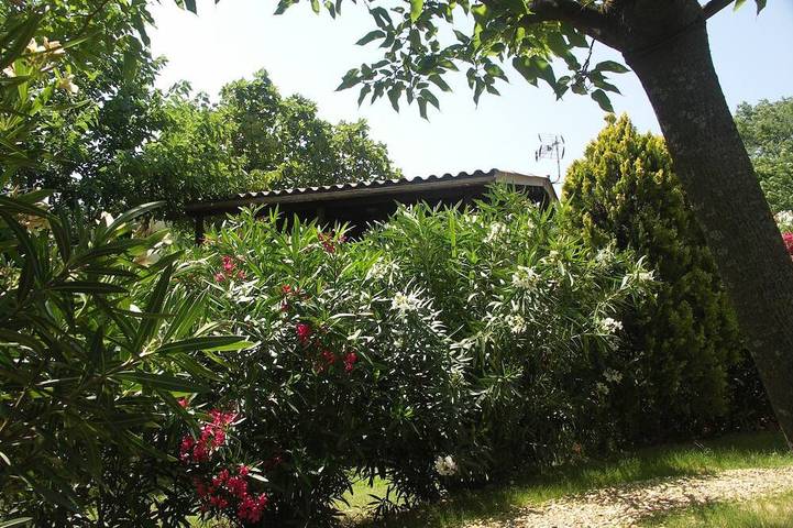 Wooden chalet with large terrace in Roquebrune-sur-Argens, Mittelmeerküste (Frankreich)