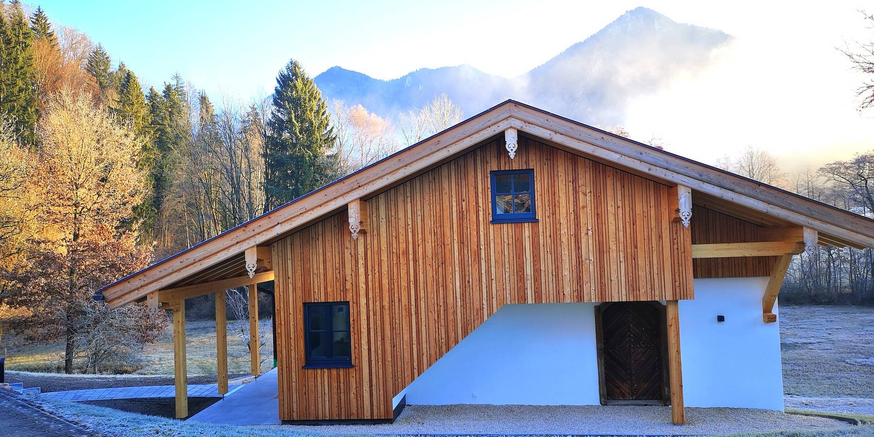 Alpenchalet-Chiemgau - Chalet 80qm für 1-2 Personen mit Wohn- und Küchenbereich, Schlafzimmer, Bad, extra Wc in Marquartstein, Bayerische Alpen