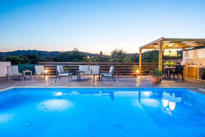 Ferienhaus für 6 Personen, mit Pool und Garten sowie Ausblick in Afantou - 4