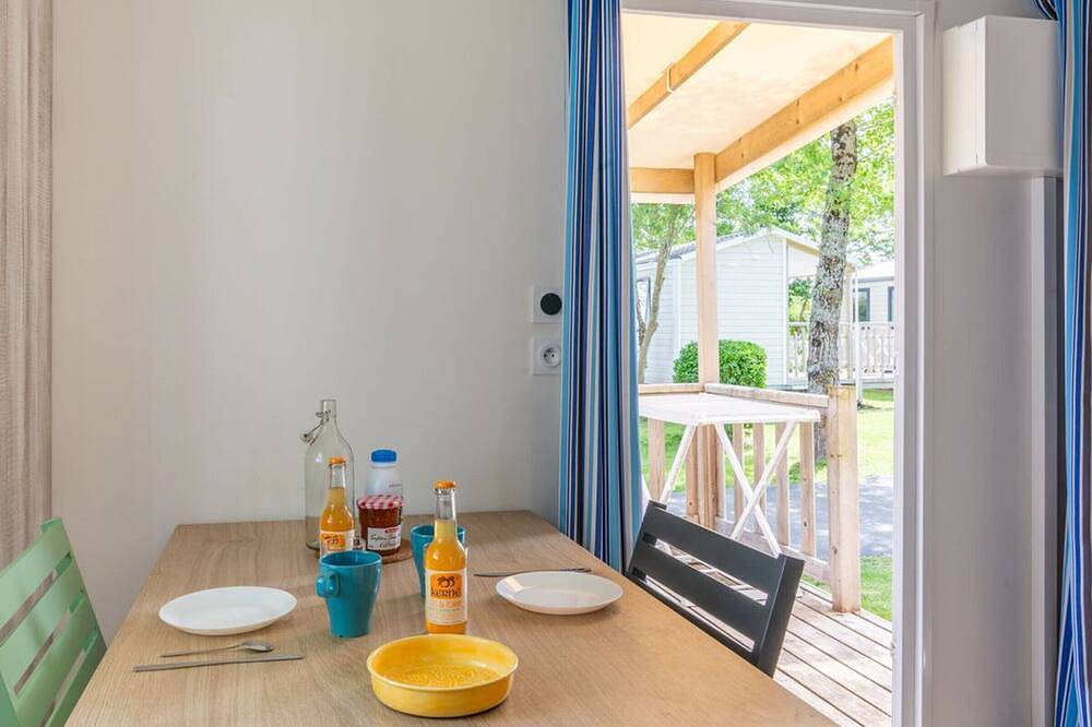 Mobilheim 20m² mit Terrasse in Tréguennec in Tréguennec, Côte de Cornouaille