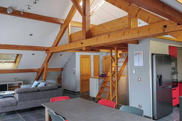 Appartement de vacances pour 8 personnes, avec Balcon et Jardin