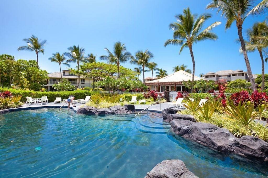 Poolside Loft unit at the Waikoloa Beach Villas. Waikoloa Beach Villas in Waikoloa Beach Resort, Puako