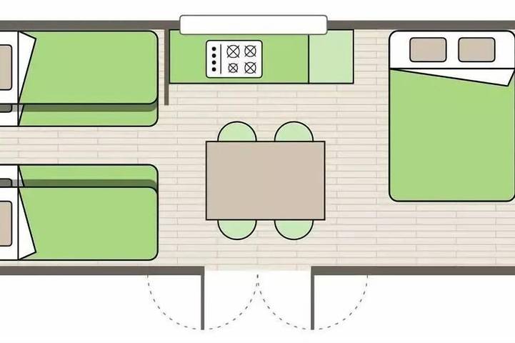 Camping pour 4 personnes à Cadenet